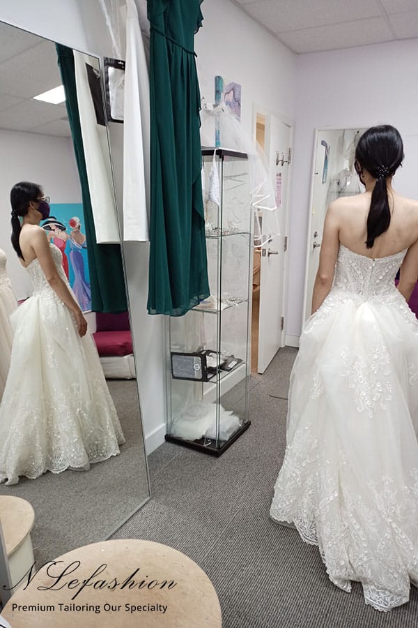 Bridal Gown Bustling