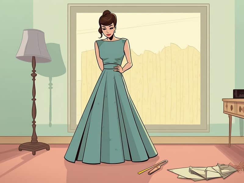 How to alter a peplum formal dress?