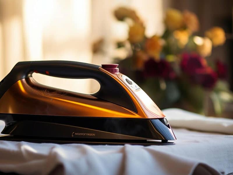What role does a steam iron play in tailoring?