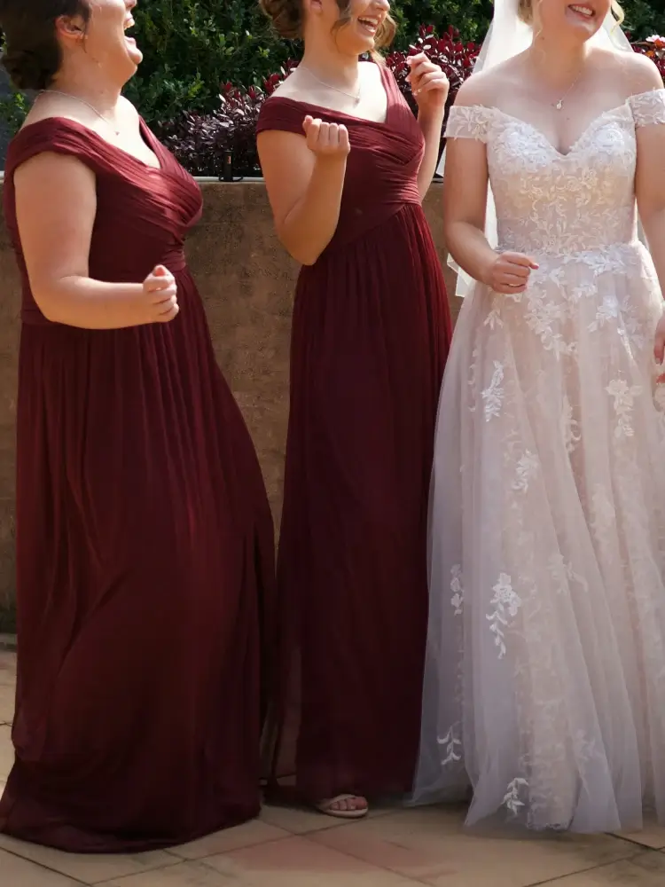 Alterations on bridesmaids dress