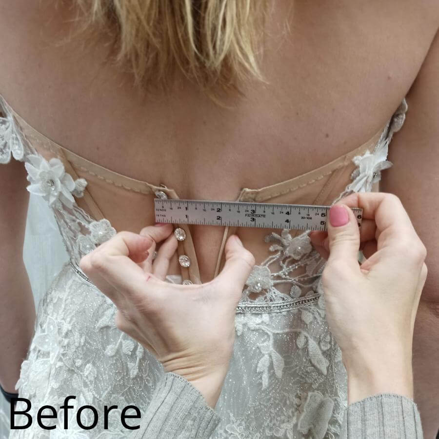 Gown Alteration Before